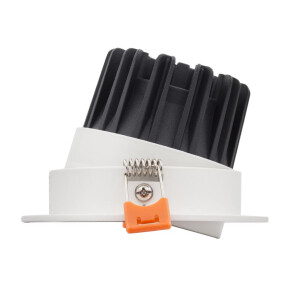 LED Einbaustrahler/ Downlight 7 Watt COB schwenkbar weiß, Lichtfarbe 5000K