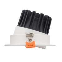 LED Einbaustrahler/ Downlight 7 Watt COB schwenkbar weiß, Lichtfarbe 5000K