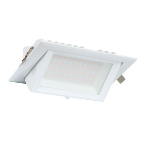 LED Einbaustrahler weiß, schwenkbar, rechteckig 38 Watt, 4000K
