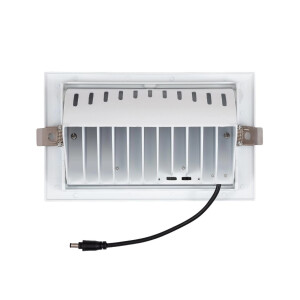 LED Einbaustrahler weiß, schwenkbar, rechteckig 38 Watt, 4000K