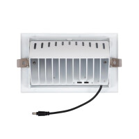 LED Einbaustrahler weiß, schwenkbar, rechteckig 38 Watt, 4000K