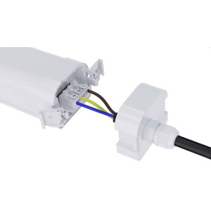 LED Industrie-Wannenleuchte IP65, 150cm zur Durchgangsverdrahtung, 60 Watt, 4000K