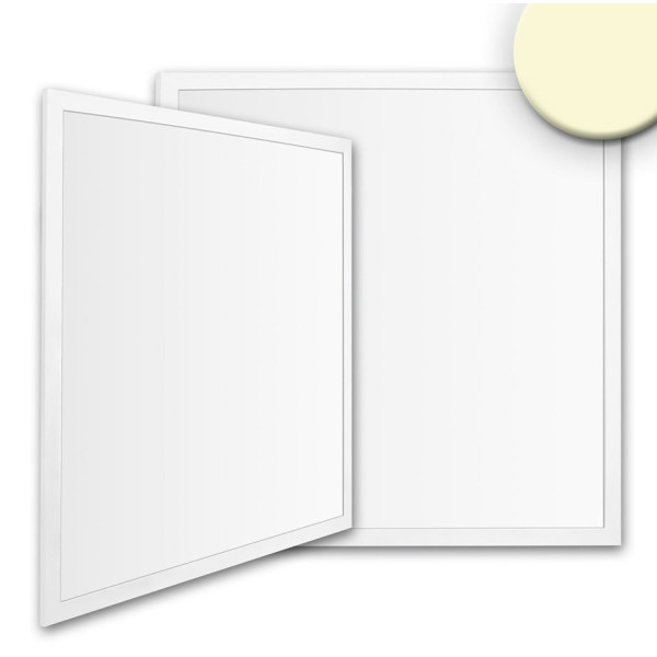 LED Panel 620 x 620mm flackerfrei, je nach Einsatzbereich 21-40 Watt einstellbar, Lichtfarbe 3000K warmweiß