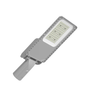 LED Straßenleuchte 20-50 Watt einstellbar, bis 7.500 LEDlm, 4000K neutralweiß, Abstrahlwinkel 140°x 110°