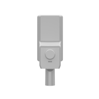 LED Straßenleuchte 20-50 Watt einstellbar, bis 7.500 LEDlm, 4000K neutralweiß, Abstrahlwinkel 140°x 110°