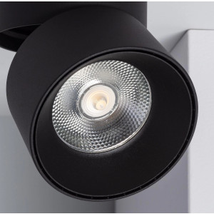 LED Decken-/ Wandleuchte schwarz, schwenkbar, IP20, 30W, Lichtfarbe 4000K neutralweiß
