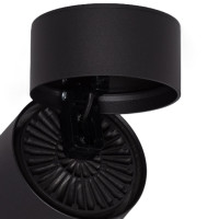 LED Decken-/ Wandleuchte schwarz, schwenkbar, IP20, 30W, Lichtfarbe 4000K neutralweiß