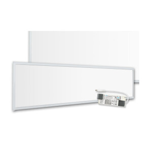 LED Panel 1200 x 300 mm flackerfrei, je nach Einsatzbereich 21-40 Watt einstellbar, Lichtfarbe 4000K neutralweiß