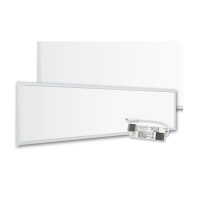 LED Panel 1200 x 300 mm flackerfrei, je nach Einsatzbereich 21-40 Watt einstellbar, Lichtfarbe 4000K neutralweiß