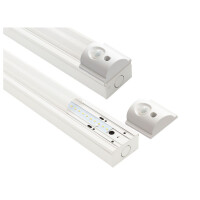 LED Industrie-Lichtleiste 120cm, IP42, mit Bewegungsmelder, Leistung und Lichtfarbe einstellbar