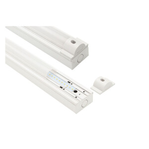LED Industrie-Lichtleiste 120cm, IP42, Leistung und Lichtfarbe einstellbar