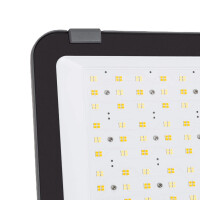 LED Außenstrahler/ Industriestrahler (Industrie-Standard) mit Überspannungsschutz 6 kV, IP65, 100 Watt, Abstrahlwinkel 60° | 90° | 120°, Lichtfarbe und Leistung einstellbar, 16.000 LED Lumen