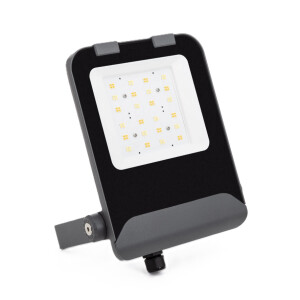 LED Außenstrahler/ Industriestrahler (Industrie-Standard), sehr hochwertig und robust mit Überspannungsschutz 6 kV, IP65, 50 Watt, Abstrahlwinkel 60° | 90° | 120°, Lichtfarbe und Leistung einstellbar, 8.000 LED Lumen