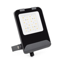 LED Außenstrahler/ Industriestrahler (Industrie-Standard), sehr hochwertig und robust mit Überspannungsschutz 6 kV, IP65, 50 Watt, Abstrahlwinkel 60° | 90° | 120°, Lichtfarbe und Leistung einstellbar, 8.000 LED Lumen