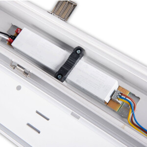 LED Modul-Wannenleuchte 60cm zur Durchgangsverdrahtung, 5-pol., Lichtfarbe und Leistung (14-20 Watt) umschaltbar
