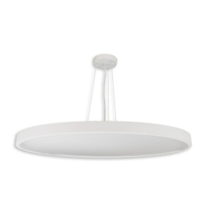 LED Pendelleuchte weiß, Ø 100cm, Lichtfarbe 2700K/ 3000K/ 4000K einstellbar, 80/ 100 Watt einstellbar