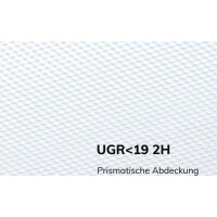 LED Pendelleuchte weiß, Ø 100cm, Lichtfarbe 2700K/ 3000K/ 4000K einstellbar, 80/ 100 Watt einstellbar