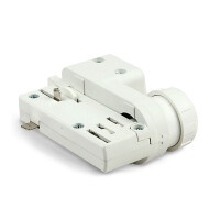 Universaladapter zu Stromschiene 3-Phasen stromführend, weiß