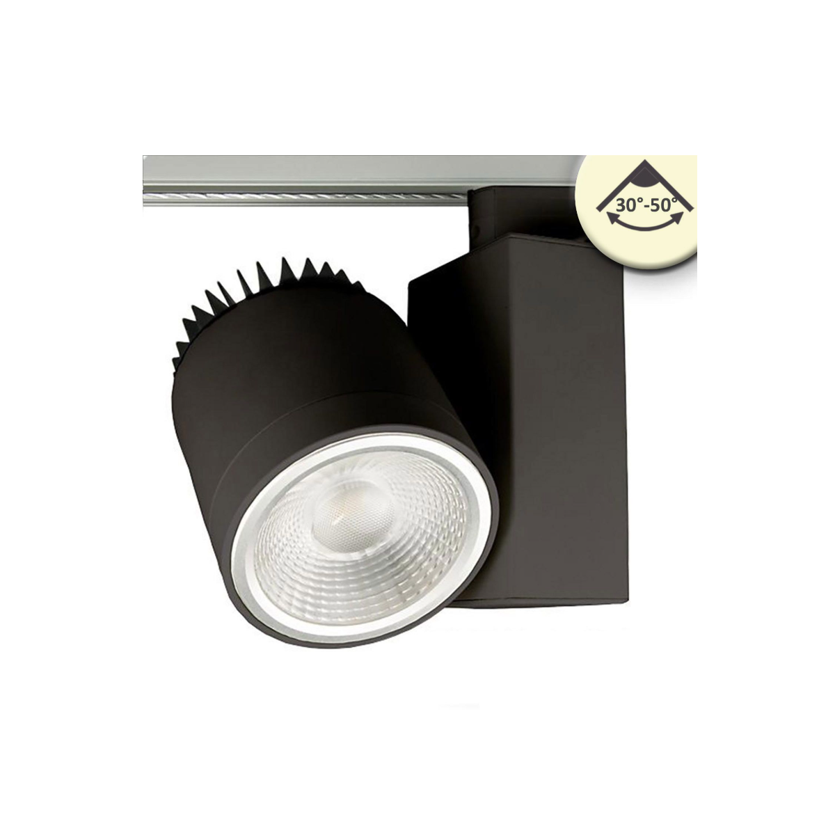 LED Stromschienenstrahler (3-phasig), 36 Watt, DALI...