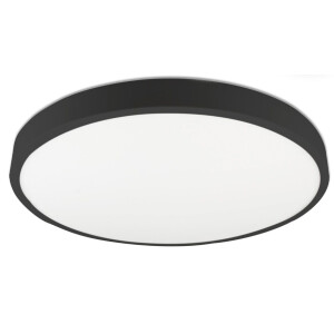 LED Decken-, Wandleuchte schwarz, 36 Watt, rund Ø 500 mm, Lichtfarbe wählbar (2700 | 3000 | 4000K), dimmbar