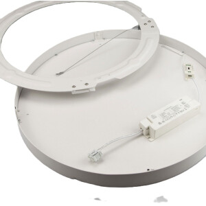 LED Decken-, Wandleuchte schwarz, 36 Watt, rund Ø 500 mm, Lichtfarbe wählbar (2700 | 3000 | 4000K), dimmbar