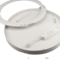 LED Decken-, Wandleuchte schwarz, 36 Watt, rund Ø 500 mm, Lichtfarbe wählbar (2700 | 3000 | 4000K), dimmbar