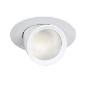 LED  Einbaustrahler/  Downlight, flackerfrei, 38  Watt, schwenkbar  weiß,  Lichtfarbe  einstellbar (2700K  | 4000K | 6000K)