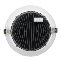 LED Einbaustrahler/ Downlight, blendreduziert, 24 Watt,Lichtfarbe einstellbar