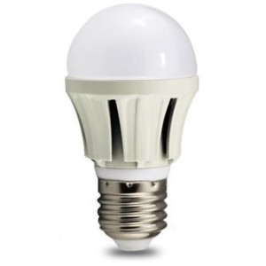 LED Lampe Glühlampenform LEB-E27-5-830, Lichtfarbe...