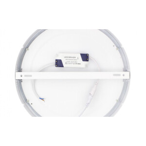 LED Wand- und Deckenleuchte rund Ø220 mm 18 Watt, in Lichtfarbe 3000/ 4000/ 6000K erhältlich